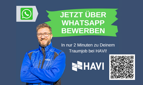 Jetzt über WhatsApp als LKW-Fahrer:in bewerben!